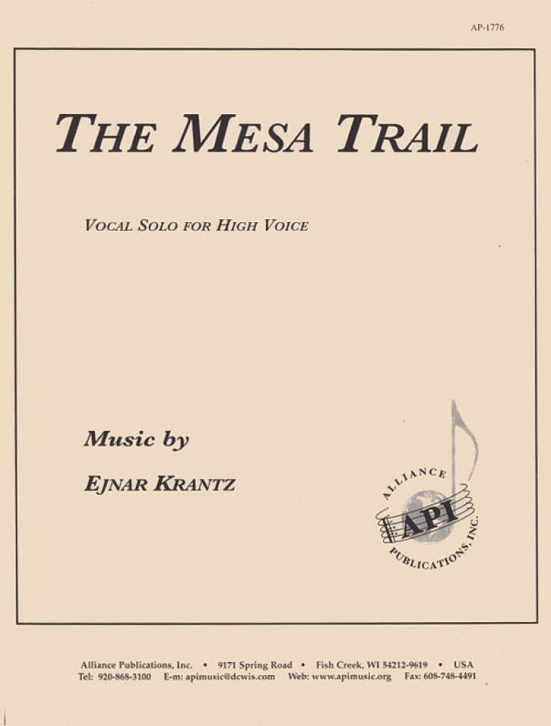 The Mesa Trail - Solo/pno
